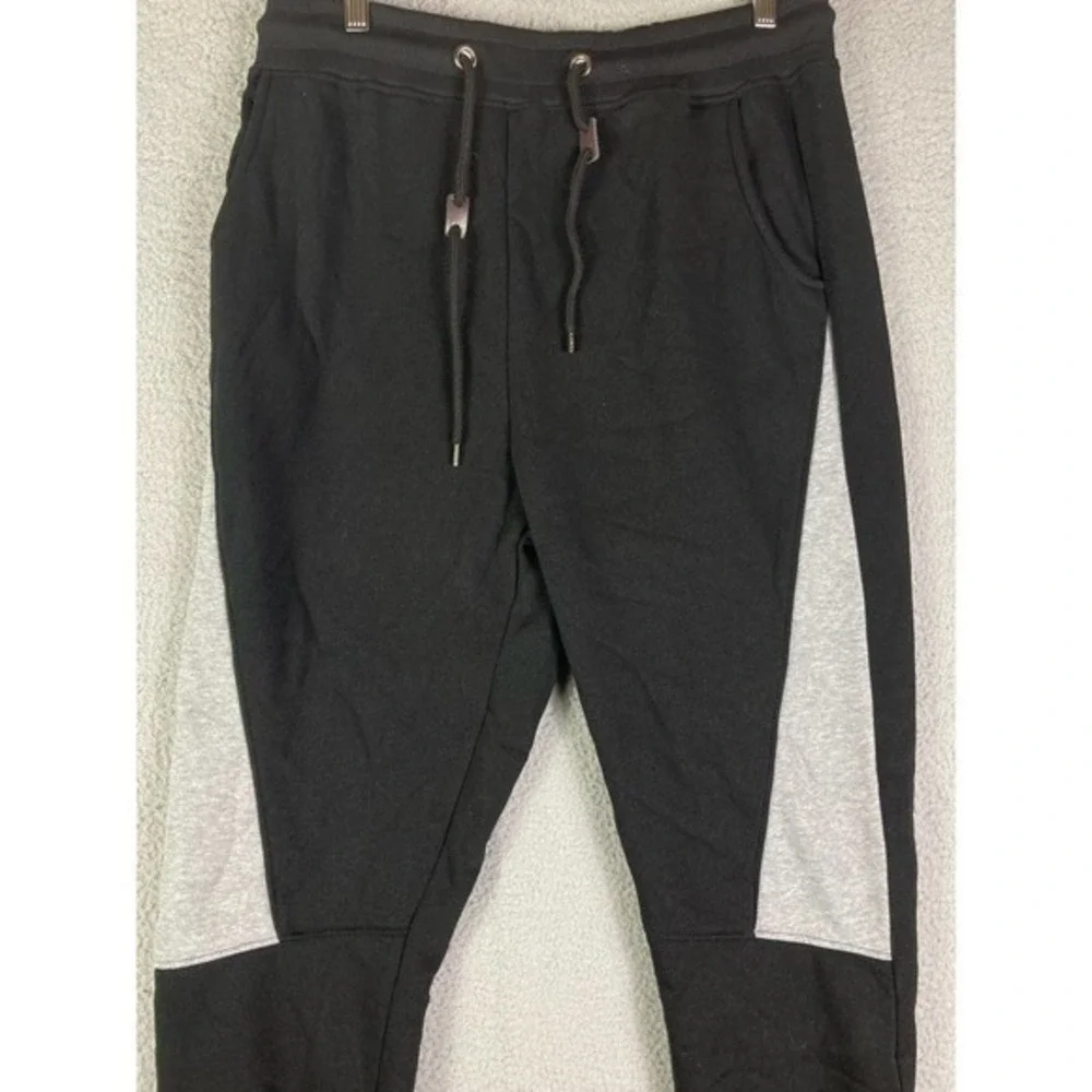 Sweatpants Mens New Fleece Jogger Pants Athletic Joggers Black Galaxy Size Large